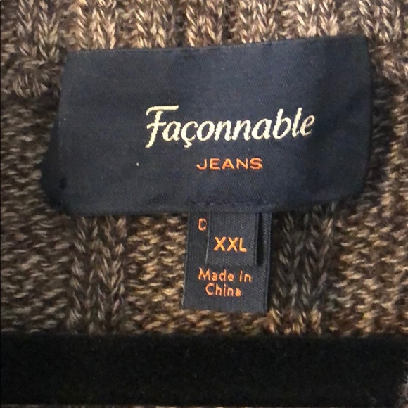 Faconnable sweater 100% merino wool - Picture 2 of 5